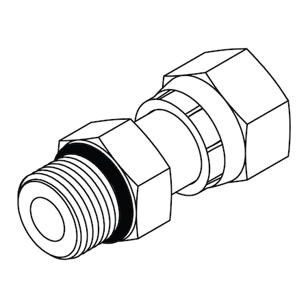 Hydraulic Fitting-Steel06MOR-06FORFSX